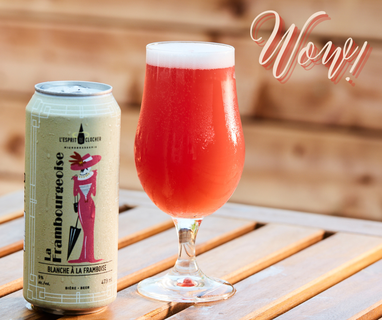 La Frambourgeoise - une blanche à la framboise